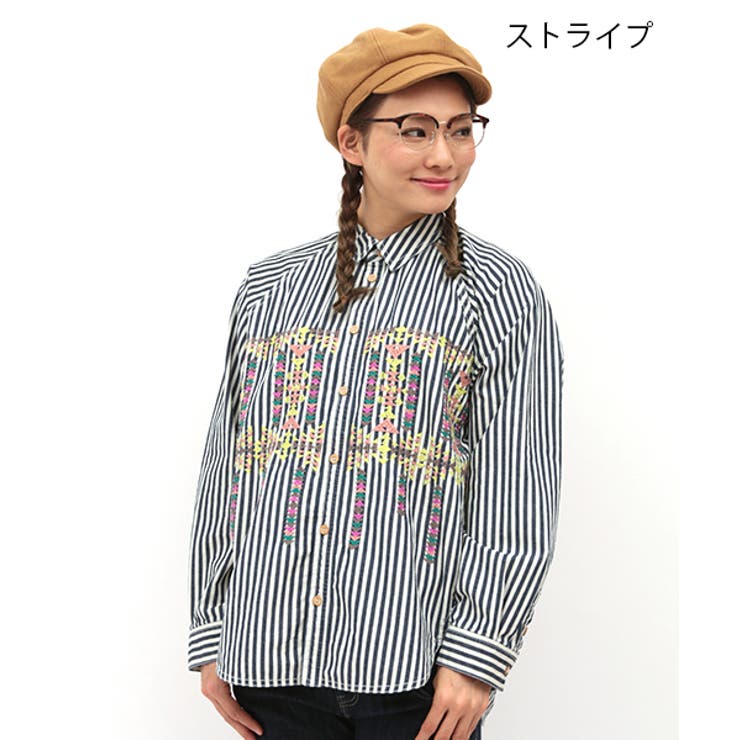 トップス チチカカ インディゴナバホ刺繍 シャツ gwcbc144 トップス チチカカ インディゴナバホ刺繍 シャツ gwcbc144