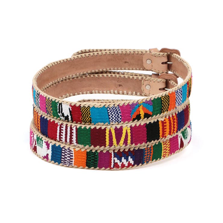 チチカカ カラフル革ベルト 34インチ gua100226 レディース ベルト