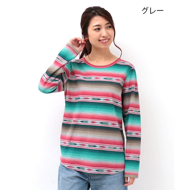 トップス チチカカ サラッペワッフルロンT hscbb098 レディース