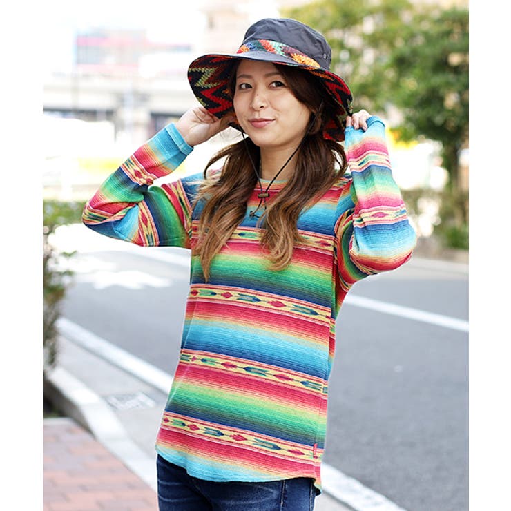 トップス チチカカ サラッペワッフルロンT hscbb098 レディース