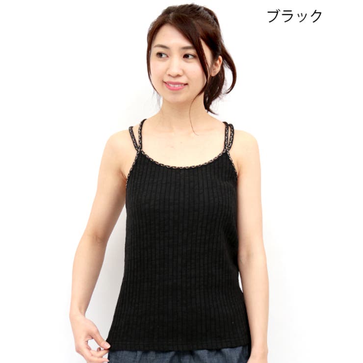 THE SHISHIKUI COTTON C キャミソール　ブラック　M THE SHISHIKUI COTTON C キャミソール ブラック M COTTON C