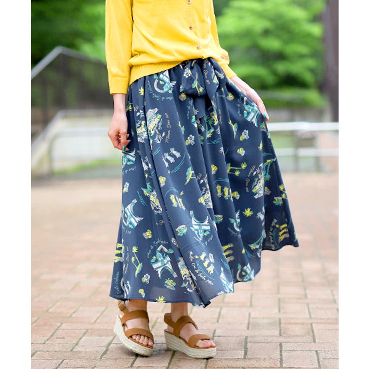 スカート チチカカ サーフアロハ ロングスカート hsccd233