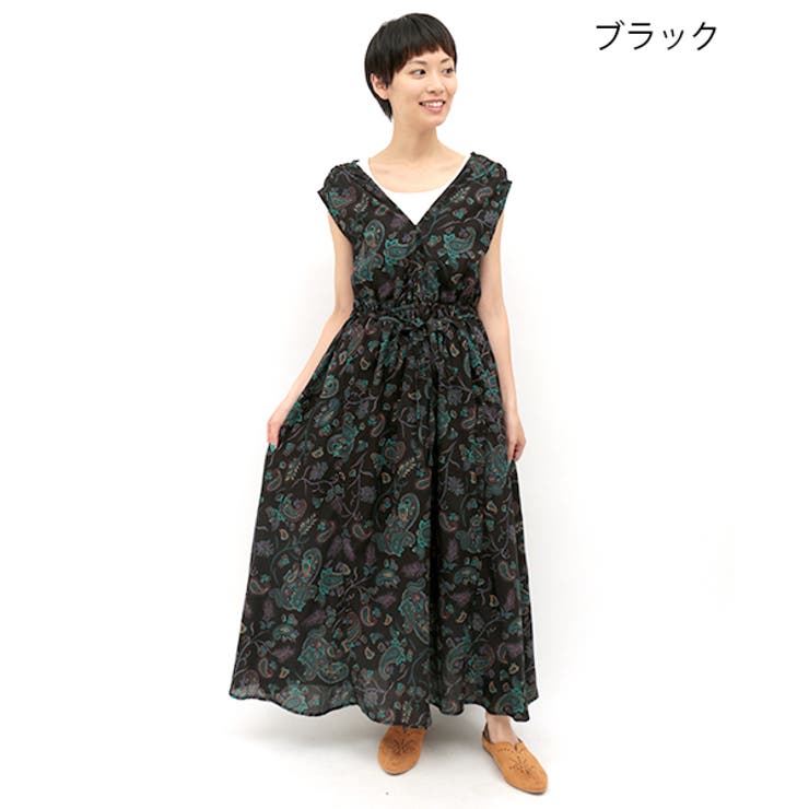 ワンピース チチカカ ペイズリープリント hsibd221 レディース