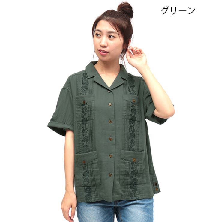 トップス チチカカ グァジャベーラシャツ hsibd225 レディース トップス チチカカ グァジャベーラシャツ hsibd225 レディース
