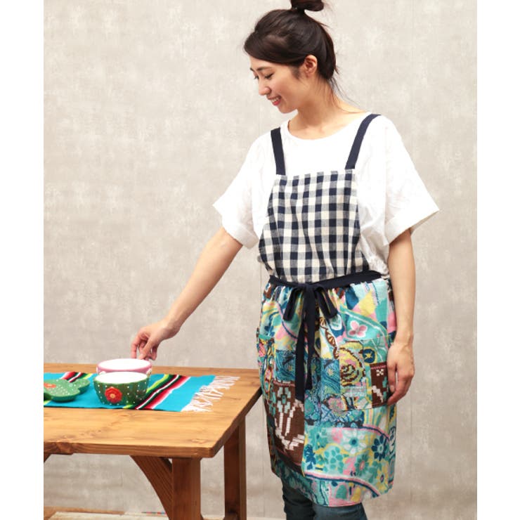 チチカカ パッチワークエプロン zhsib2323 レディース[品番