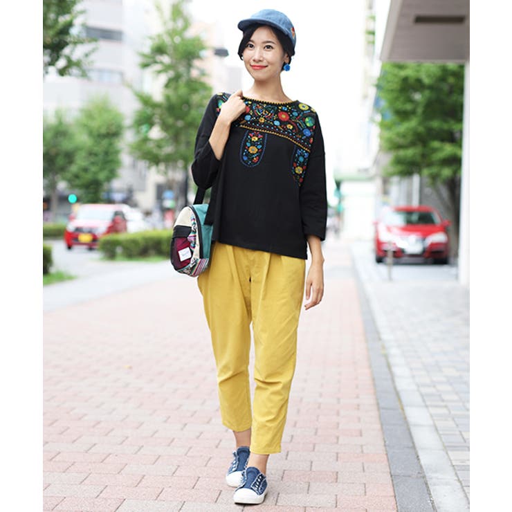 トップス チチカカ メキシコ刺繍プリント 品番 Ttkw チチカカのレディースファッション通販 Shoplist ショップリスト