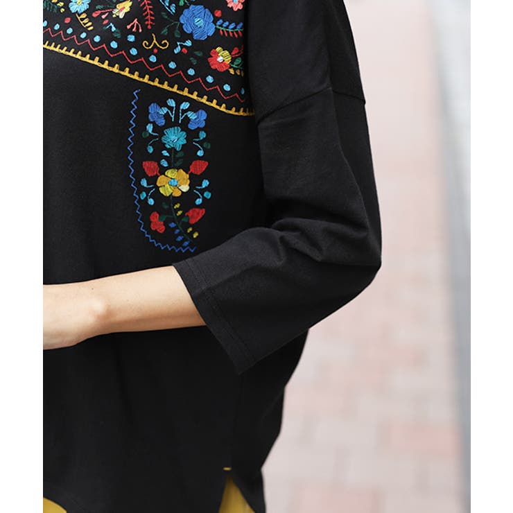 人気 ブランド 服をチェック - 最新トレンドファッション トップス メキシコ刺繍プリント[品番：TTKW0005723 チチカカ トップス