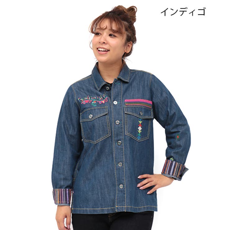 トップス チチカカ グアテマラブランケット刺繍プルオーバー