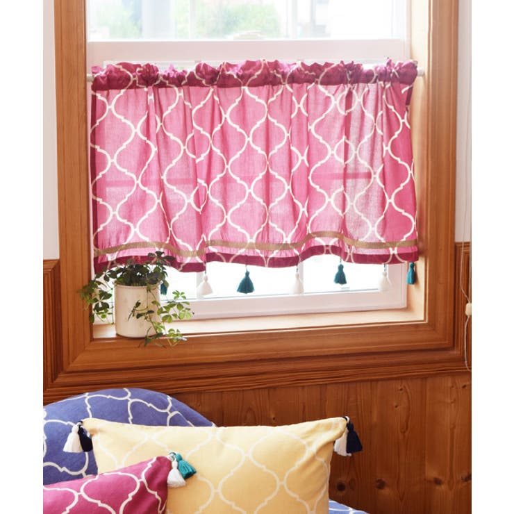 カフェカーテン 小窓用カーテン 小窓カーテン[品番：TTKW0006363