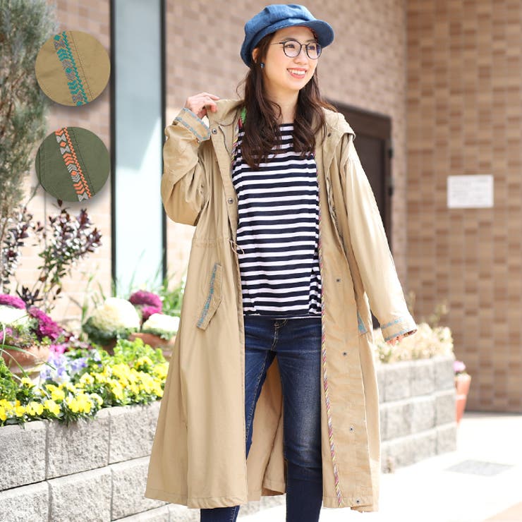 クラージュさんにつくってもらったタックワイドパンツ〈カーキ