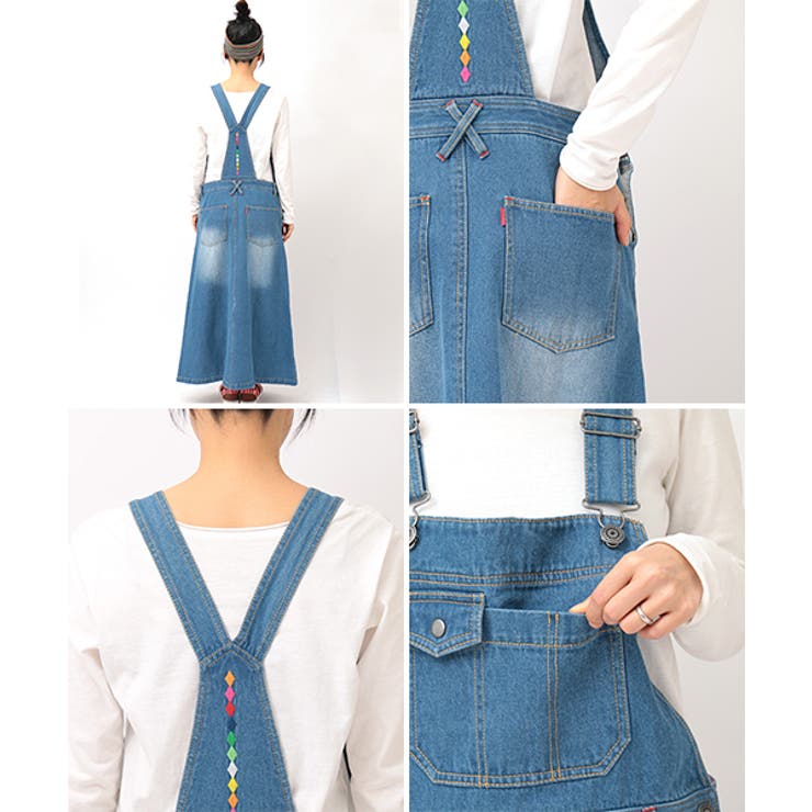 【新品・訳あり】chicuchicu5/31 山中とみこ/エプロンスカート 山中倉庫には drawerさんがヨーロッパで選んで下さった古布で