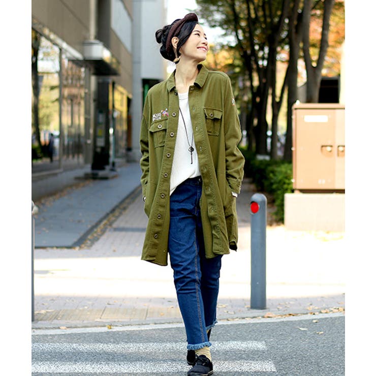 ワンピース チチカカ オトミ刺繍ミリタリーシャツワンピース 品番 Ttkw チチカカのレディースファッション通販 Shoplist ショップリスト