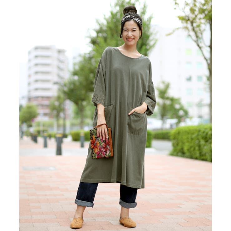 TEECHI ボンカールワンピース 38 elleshop