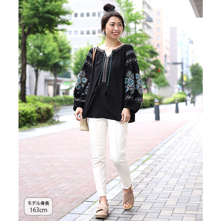 トップス haru26 ZUCCa / S シアーフラワー / カットソー(M white(01)): SALE| A