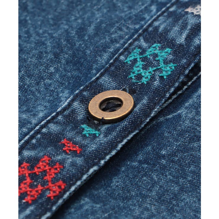 ナバホクロス刺繍ブラウス大きいサイズ kwica703 チチカカ[品番