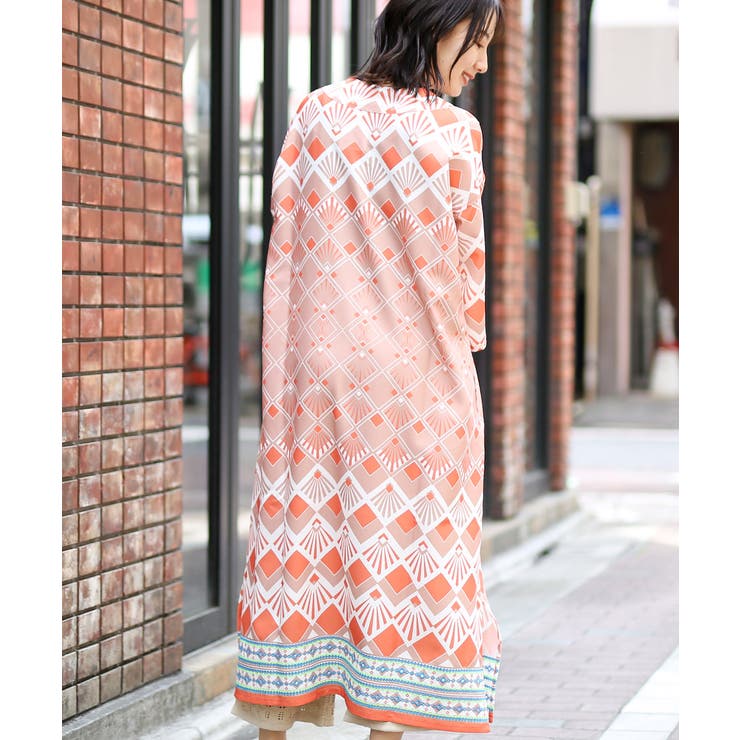 ジオメトリックパターンワンピース lsccb103 チチカカ[品番