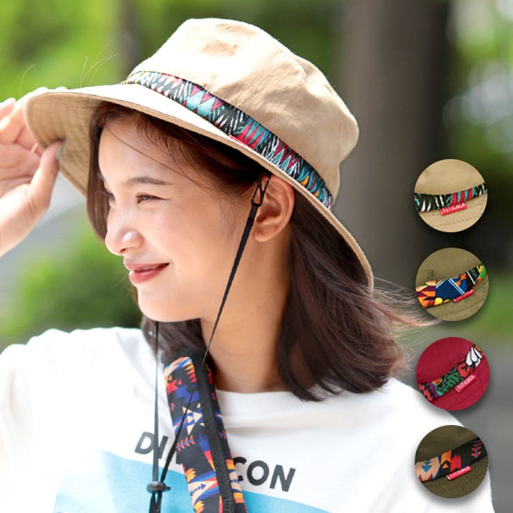 EVISU 帽子　サファリハット　リバーシブル EVISU エヴィス サファリハット バケットハット ハット 帽子