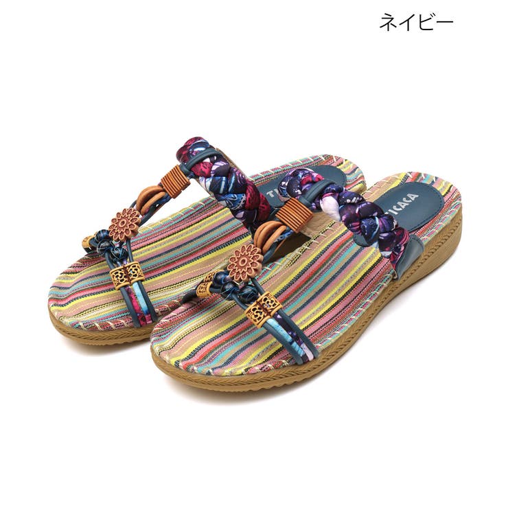 エスニックビーズサンダル zlsjbd7023 サンダル[品番