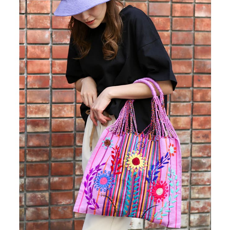ロココ刺繍ハンモックバッグ zlsmcb7119 オンライン店限定[品番