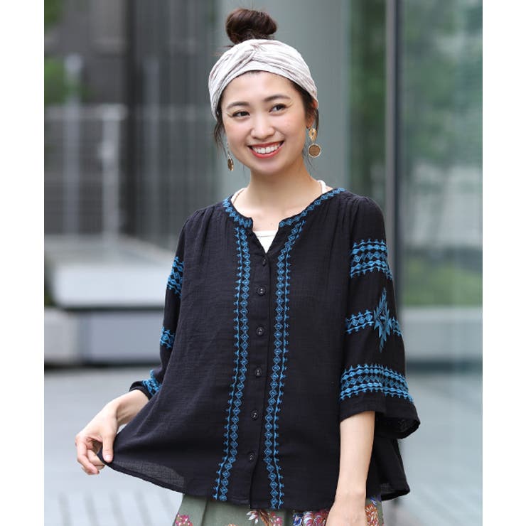 トップス chica トップス レディース 夏ブラウス[品番：TTKW0007064]｜チチカカ