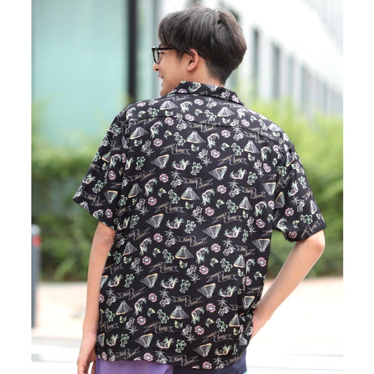 『FROG』EVISU 漢字プリント アロハシャツ 半袖 Amazon.co.jp: [実りの秋] アロハシャツ メンズ 漢字柄 大きい