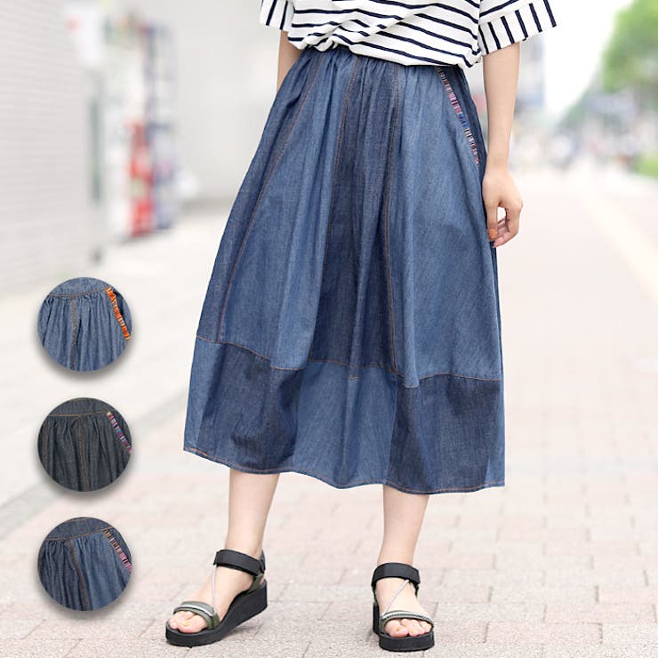 スカート ミモレ丈 バルーンスカート 品番 Ttkw チチカカのレディースファッション通販 Shoplist ショップリスト