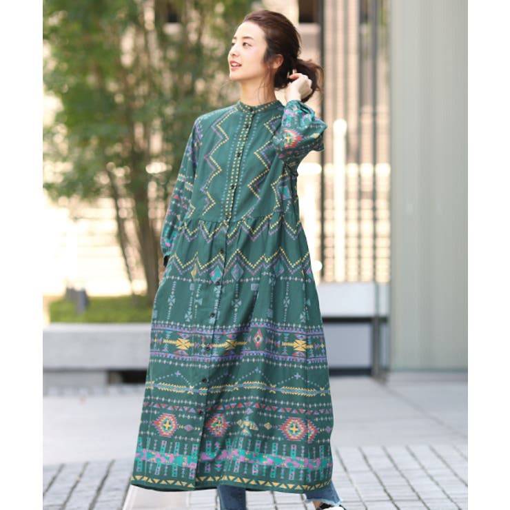 gochisou ごちそう　カヌレ柄　長袖ワンピース gochisou ごちそう カヌレ柄 長袖ワンピース お客様のオーダーで