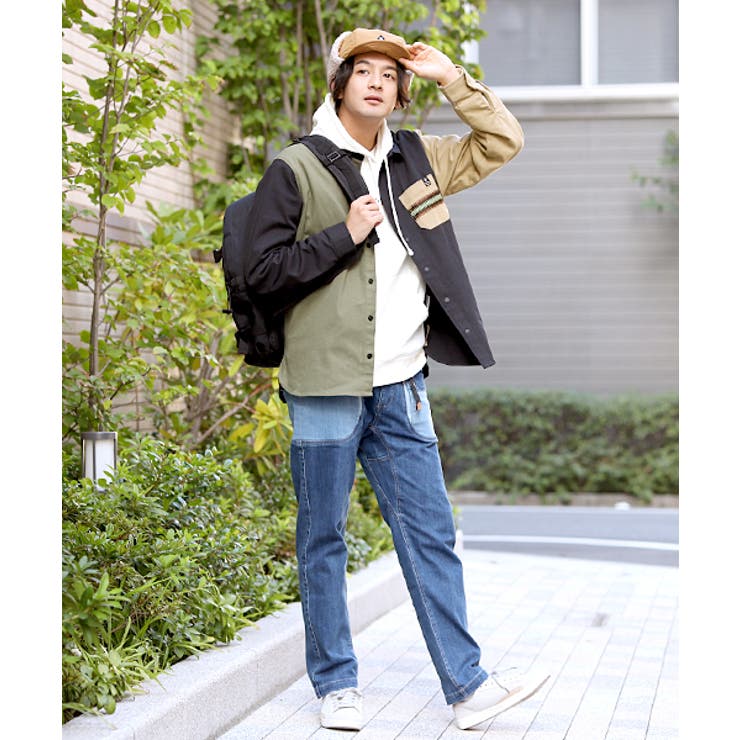 ダブルフェイス、ガシガシ系】L.L.Beanダックシャツジャケット