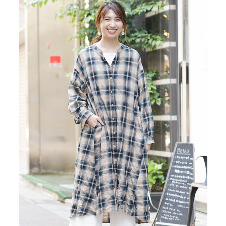 楽天市場】【セール20％】ICHI イチ 薄起毛コットンチェック