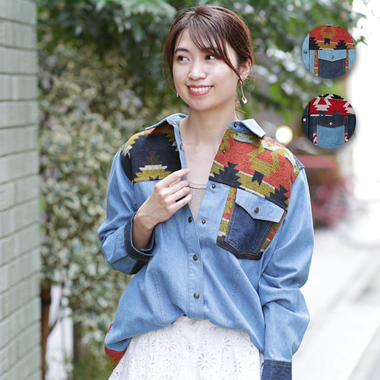 デニムシャツ トップス レディース 品番 Ttkw チチカカのレディースファッション通販 Shoplist ショップリスト デニムシャツ トップス レディース 品番 Ttkw チチカカのレディースファッション通販 Shoplist ショップリスト
