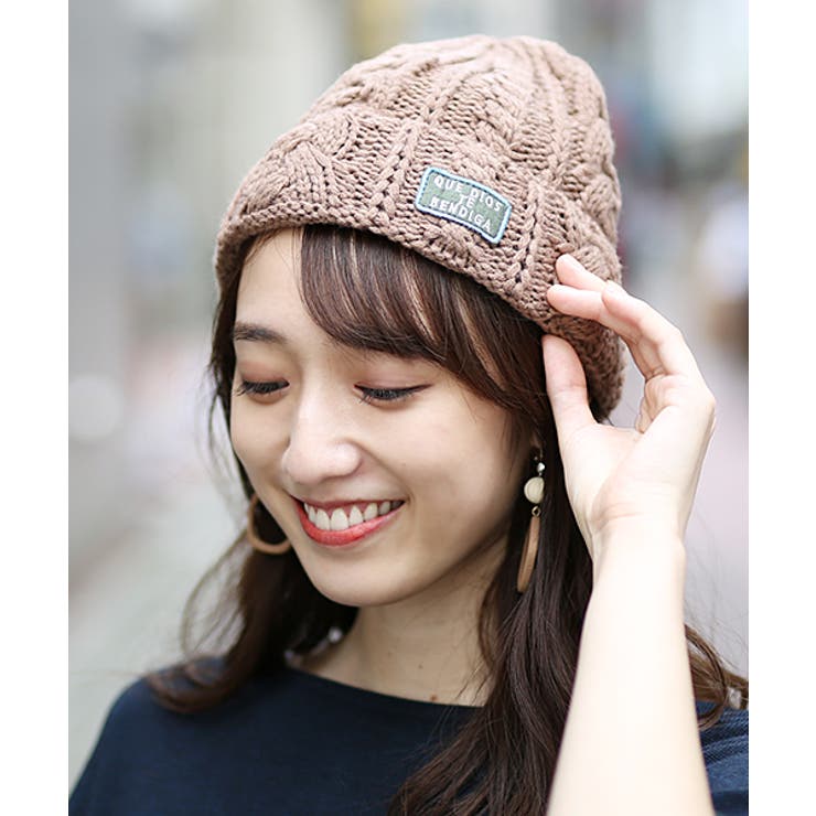 chisaki(チサキ) ニットキャップ Nina ニット帽 レディース 秋冬