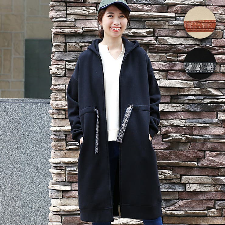 ロングパーカー 羽織り はおり[品番：TTKW0008488]｜チチカカの