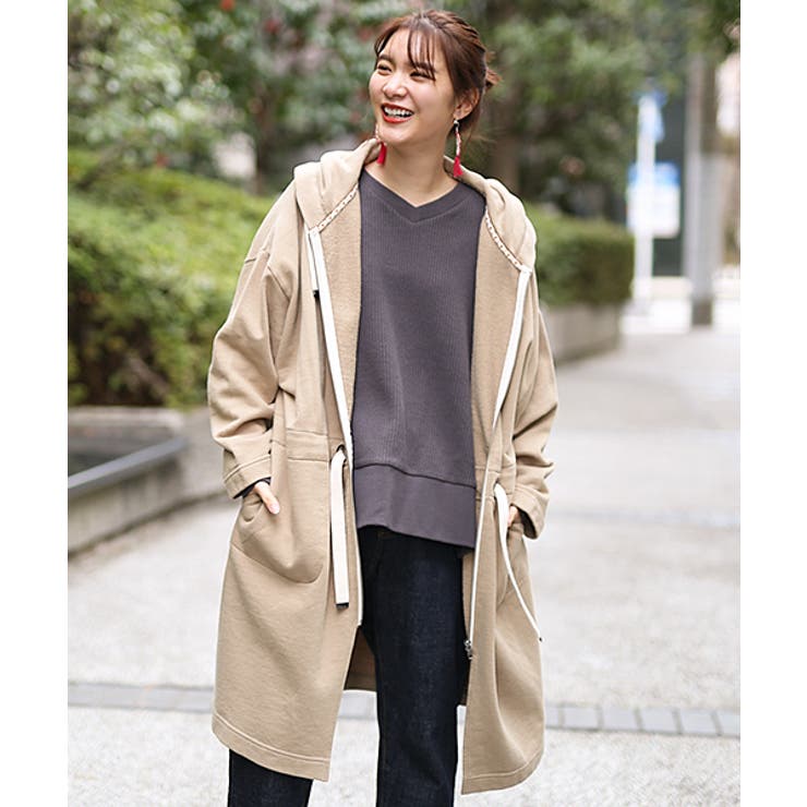 ロングパーカー 羽織り はおり[品番：TTKW0008843]｜チチカカの