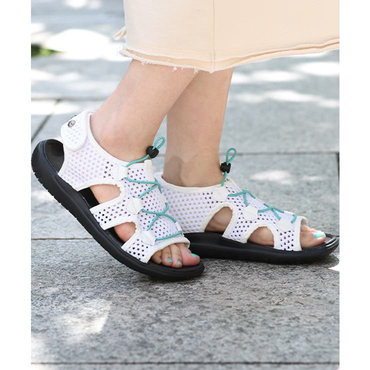 ALOHAS☆Straps Chain スクエアトゥ サンダル 【関送込】 サンダル - ALOHAS(アロハス)通販店舗のALOHAS MODE