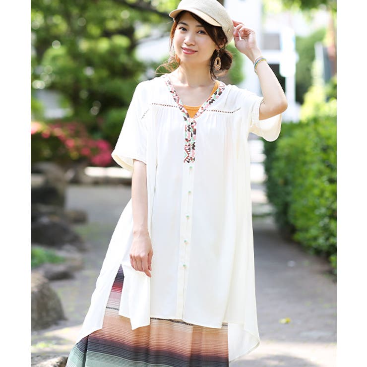 kika vargasチュニックワンピース Kika Vargas x Target - Plus SIZE 1X - Mum Floral Puff Sleeve
