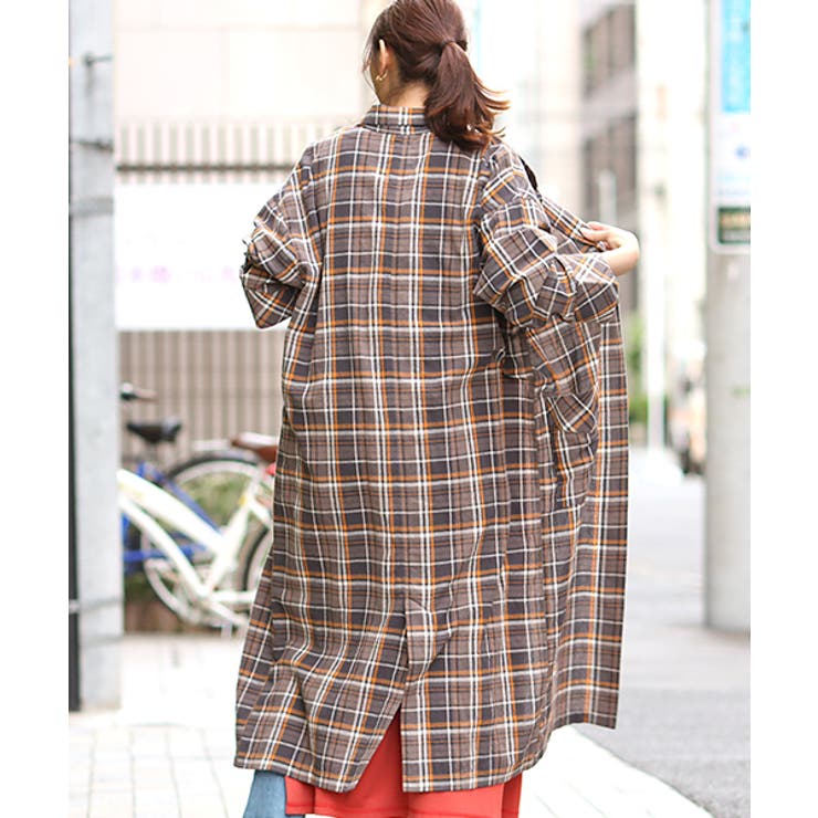 チェックローブガウン ksjbc088 チチカカ[品番：TTKW0009116