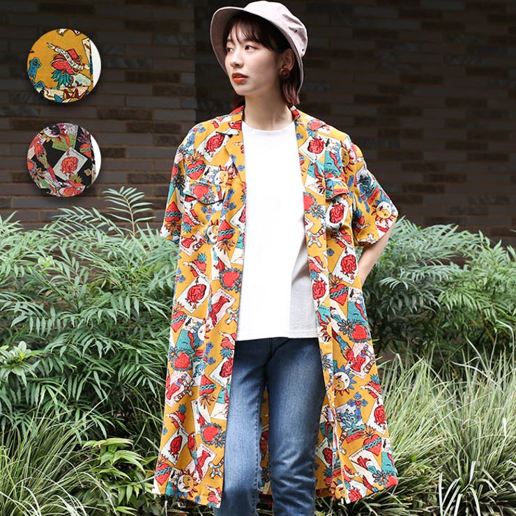 シャツワンピース 羽織り はおり 品番 Ttkw チチカカのレディースファッション通販 Shoplist ショップリスト