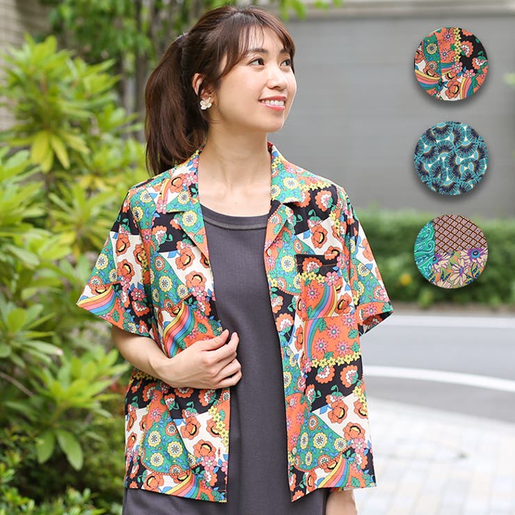 エスニックアロハシャツ Kscbd308 チチカカ 品番 Ttkw チチカカのレディースファッション通販 Shoplist ショップリスト
