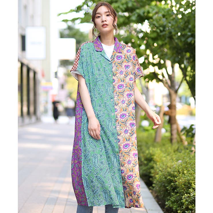 エスニックアロハシャツワンピース Kscbd313 チチカカ 品番 Ttkw チチカカのレディースファッション通販 Shoplist ショップリスト