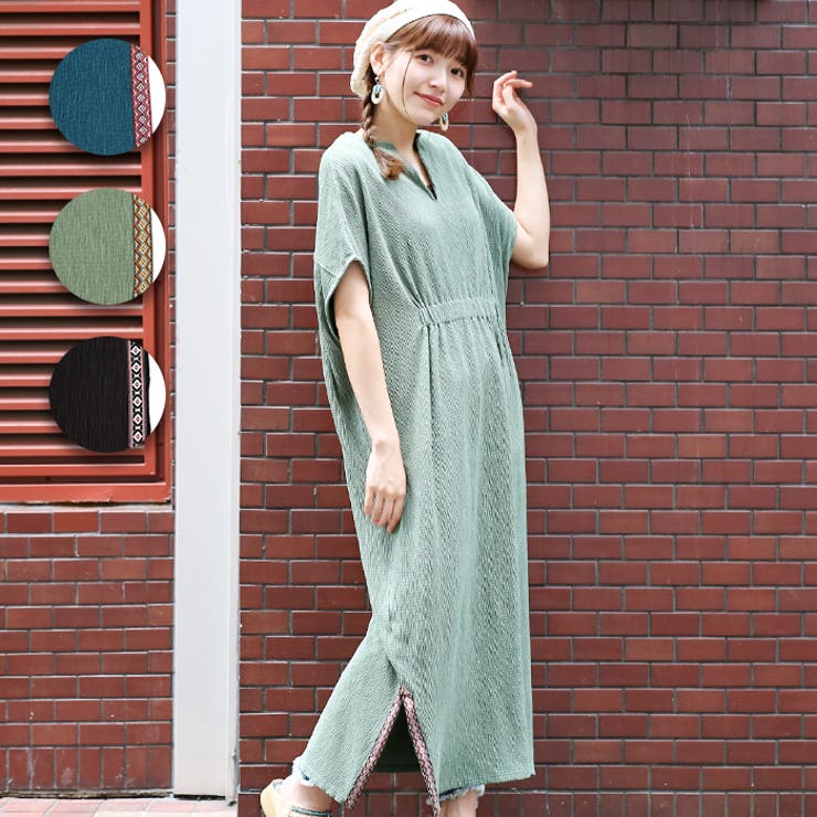 脇チロリーリンクルワンピース Ksjcd258 チチカカ 品番 Ttkw チチカカのレディースファッション通販 Shoplist ショップリスト