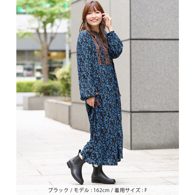 リーフプリントバロチ風ワンピース kwjba018 チチカカ[品番