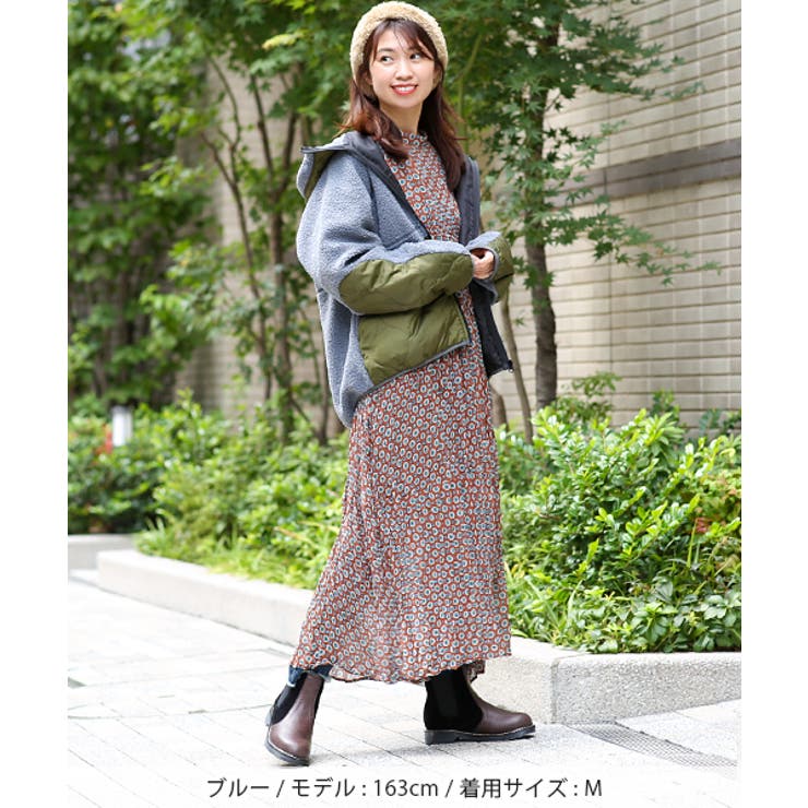 キルティング切替ボアジャケット mkwjcb606 チチカカ[品番