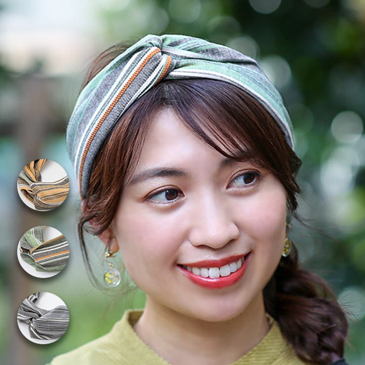 マルチストライプヘアバンド zkwjba8642 チチカカ[品番：TTKW0009383