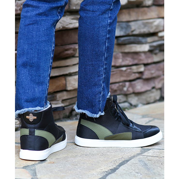 カラースキームハイカットスニーカー zkwjbb7010 チチカカ[品番