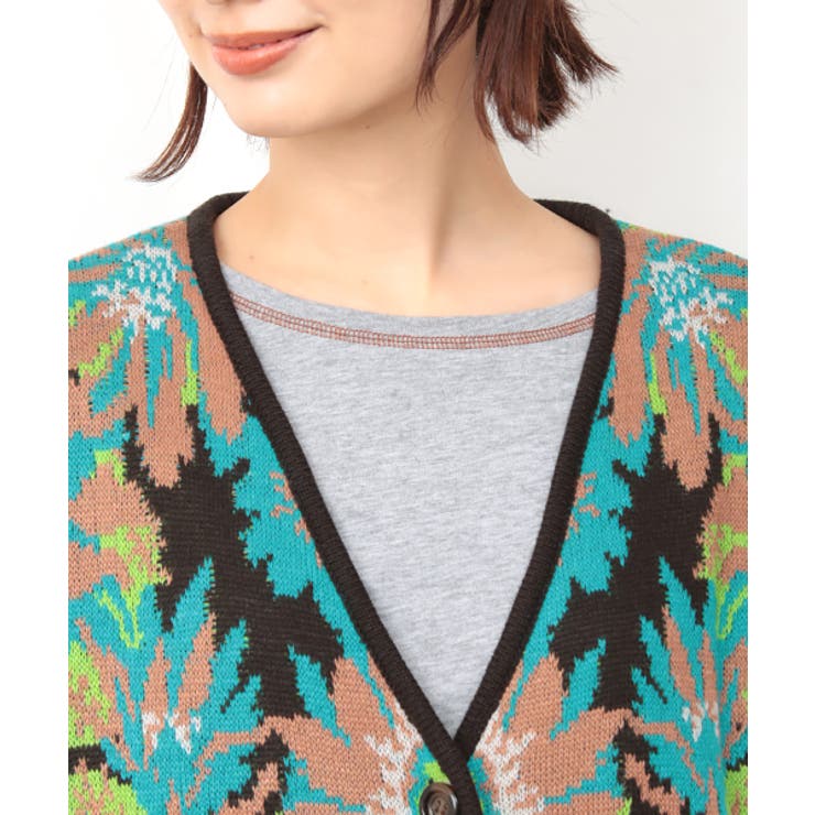 カクタスフロールニットカーディガン kwcbb063 チチカカ[品番 