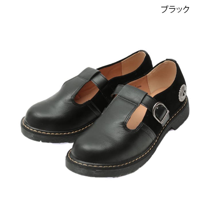 メタルパーツ付きフェイクレザーシューズ zkwjbb7011 チチカカ