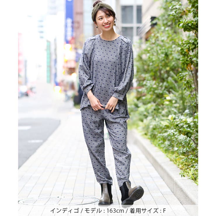 ヤエカ YAECA アニマル 総柄 プリント キュロット パンツ M（YAECA  