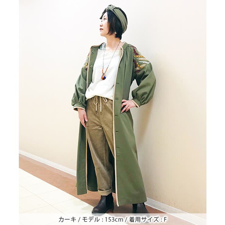 カツラギコートワンピース kwjbb043 チチカカ[品番：TTKW0009474