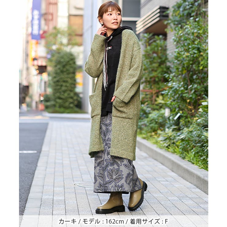 スリットニットロングカーディガン kwjcc126 チチカカ[品番