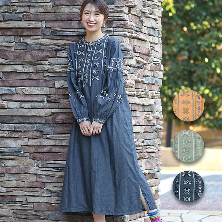 キカ刺繍ワンピース Kwicb315 チチカカ 品番 Ttkw チチカカのレディースファッション通販 Shoplist ショップリスト